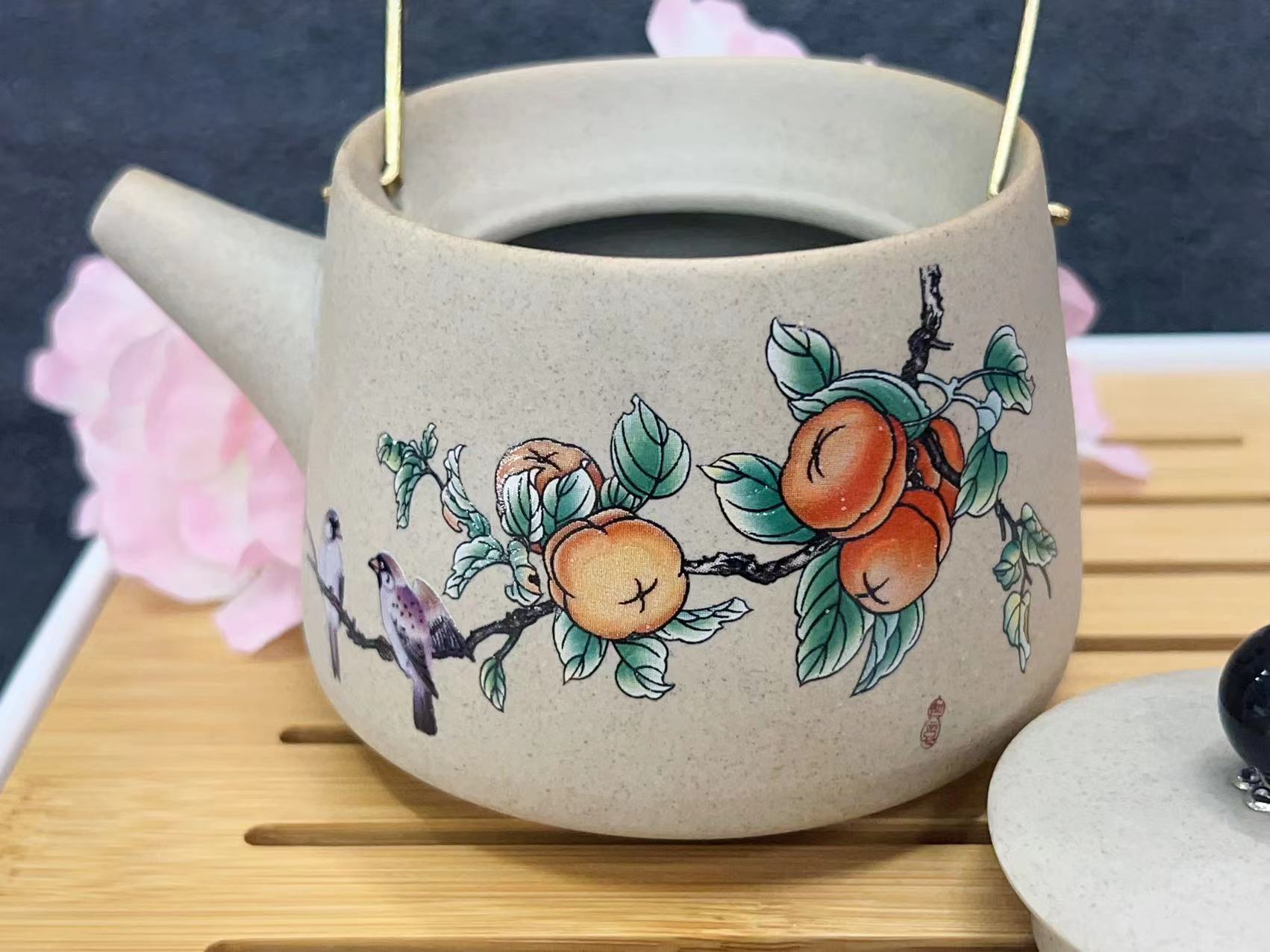 陶瓷茶具套装茶壶茶杯粗陶15件套家用功夫茶具商务礼品茶具礼盒装详情25