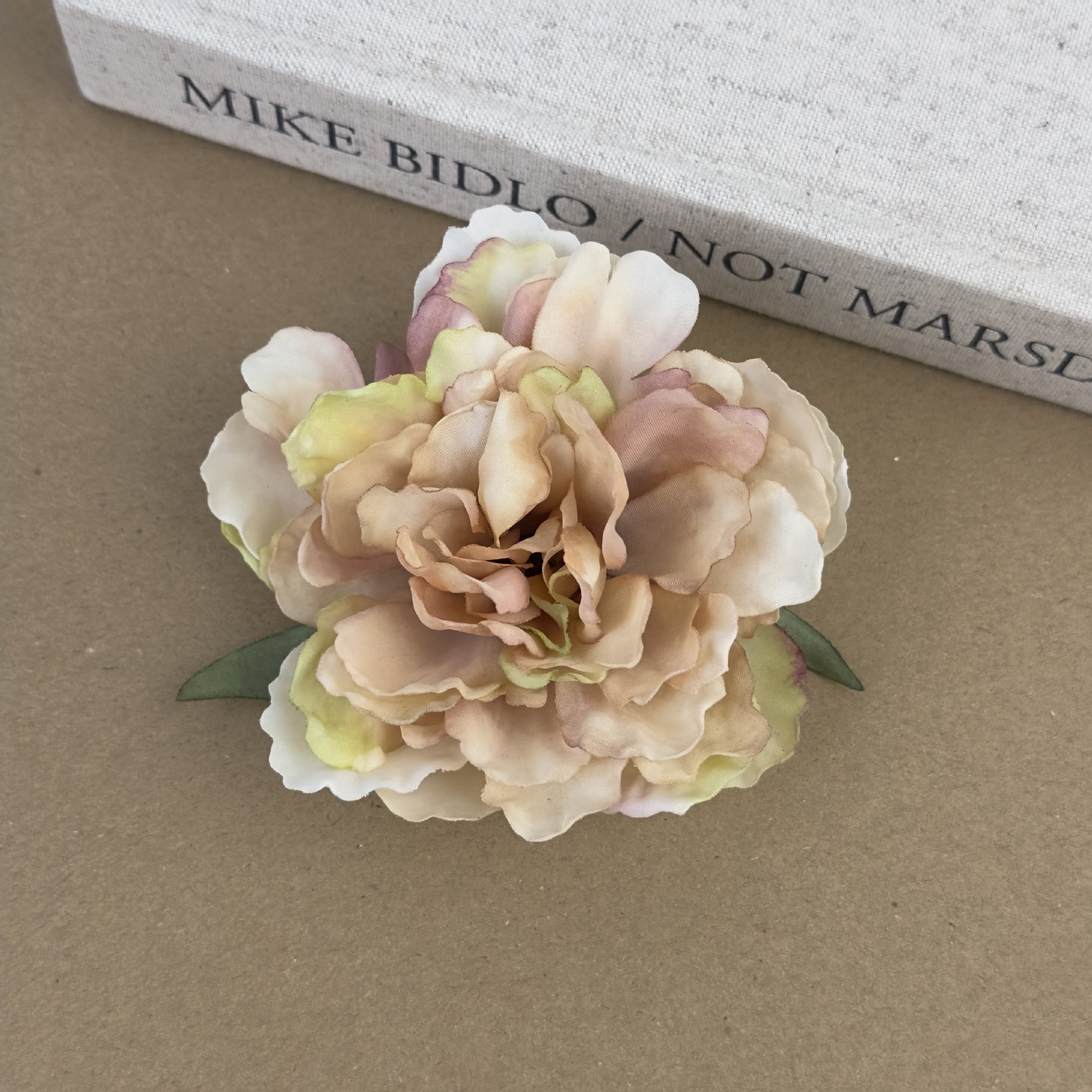 牡丹花发夹~大号度假风凹造型拍照花朵侧边夹发饰春季新款头饰女详情13