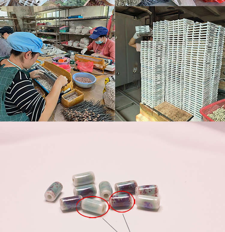 夜市配饰景德镇饰品陶瓷手串手工串珠手链小众高级感不掉色女夏季详情12