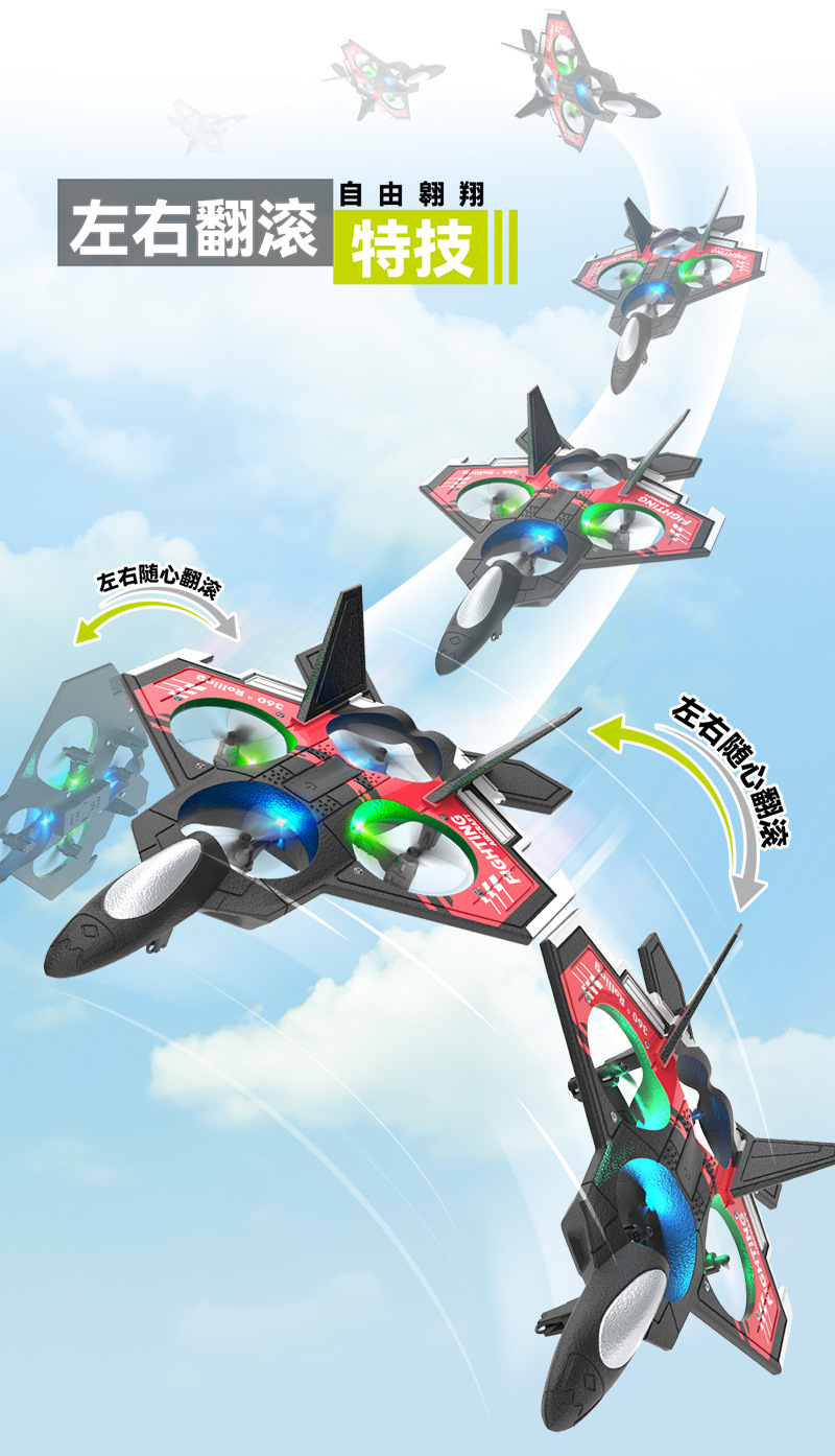 ABS plastic remote-controlled aircraft, remote-controlled fighter jets, high-quality quadcopters, foam drones pic 38