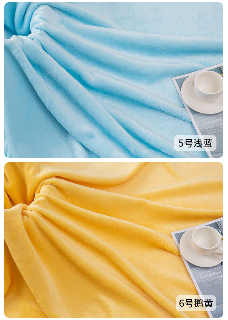 厂家现货双面法兰绒保暖家居服面料单面法莱绒睡袍睡衣毛绒毛毯布详情11