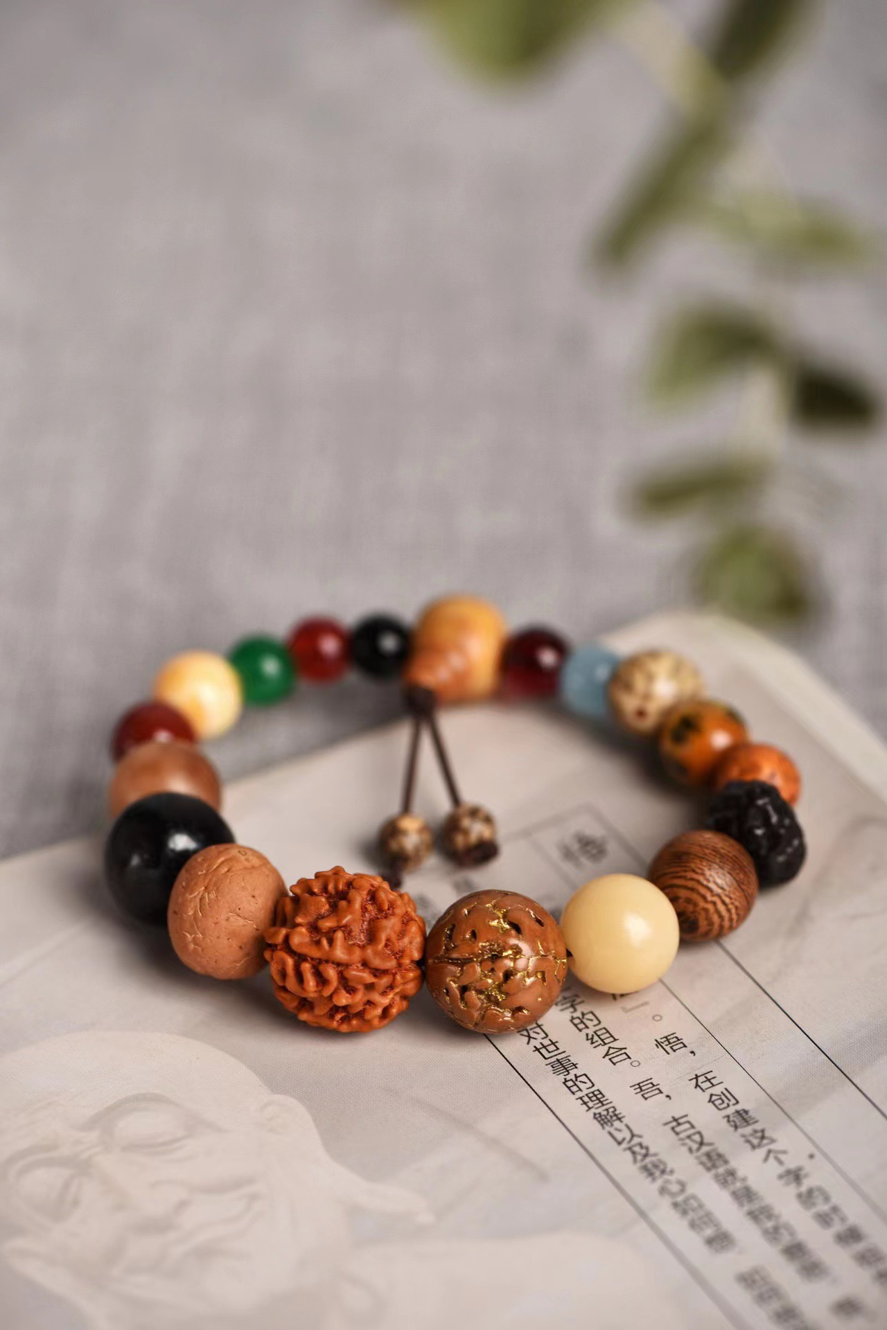 Hot-selling 18-seed Bodhi bead bracelet, 18-bead root prayer bead chain, temple connection, scenic spot commemoration of male and female couples pic 6