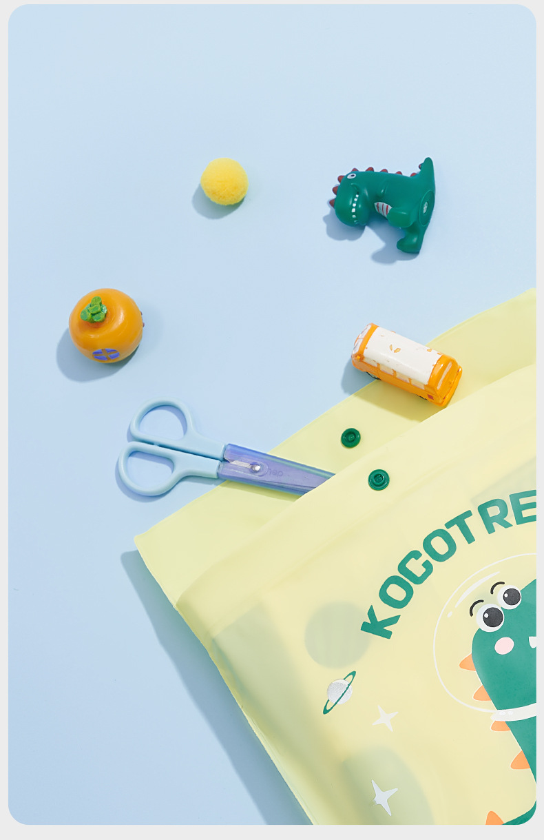 KK树儿童雨衣男童女孩防水雨披防雨服幼儿园宝宝带书包位套装恐龙详情16