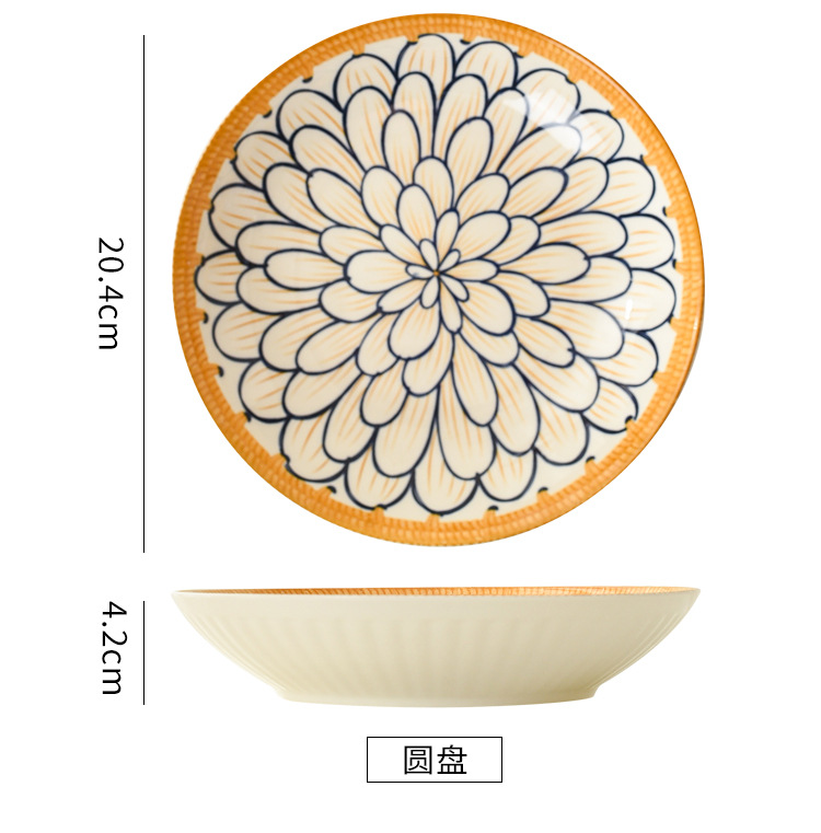 日式碗碟套装陶瓷碗盘礼盒套装釉下彩餐具天地盖碗具套装商务会销详情8