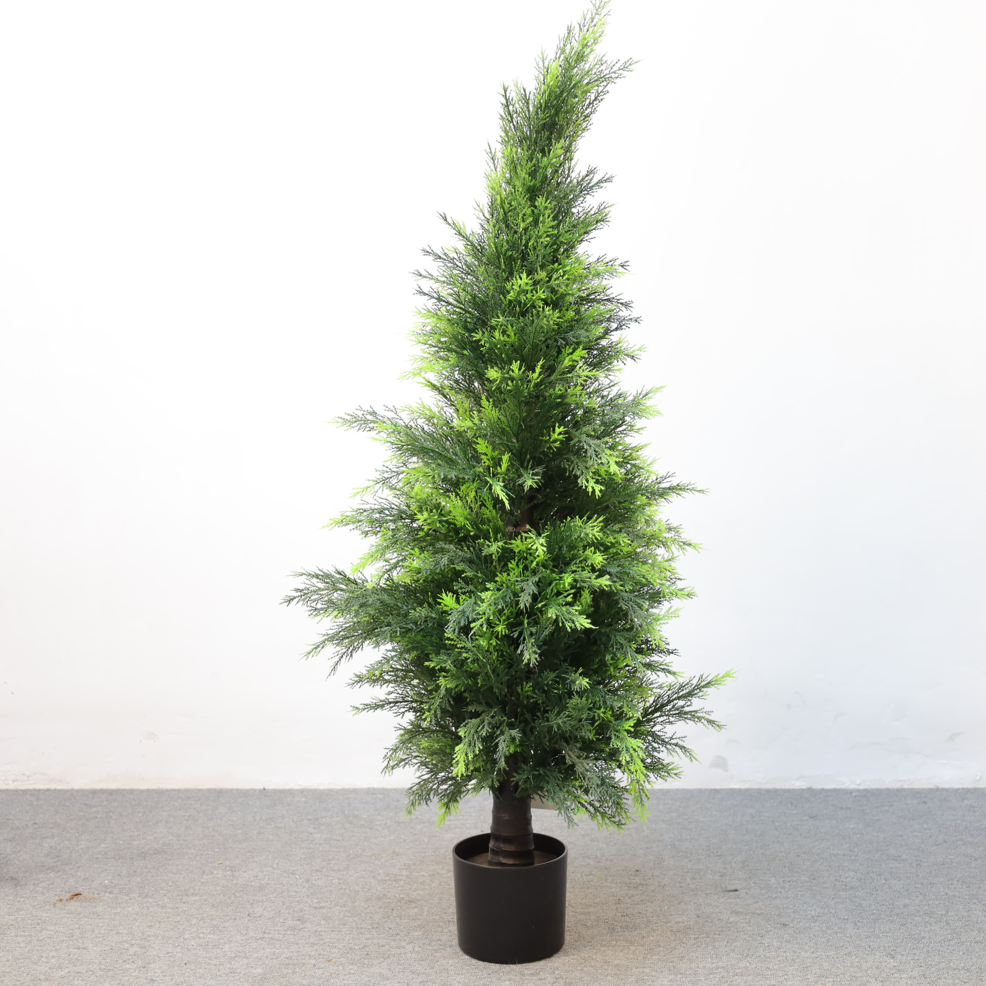 仿真松柏树圣诞树盆栽室内外装饰绿植假树摆件宠物园艺盆景造景详情5