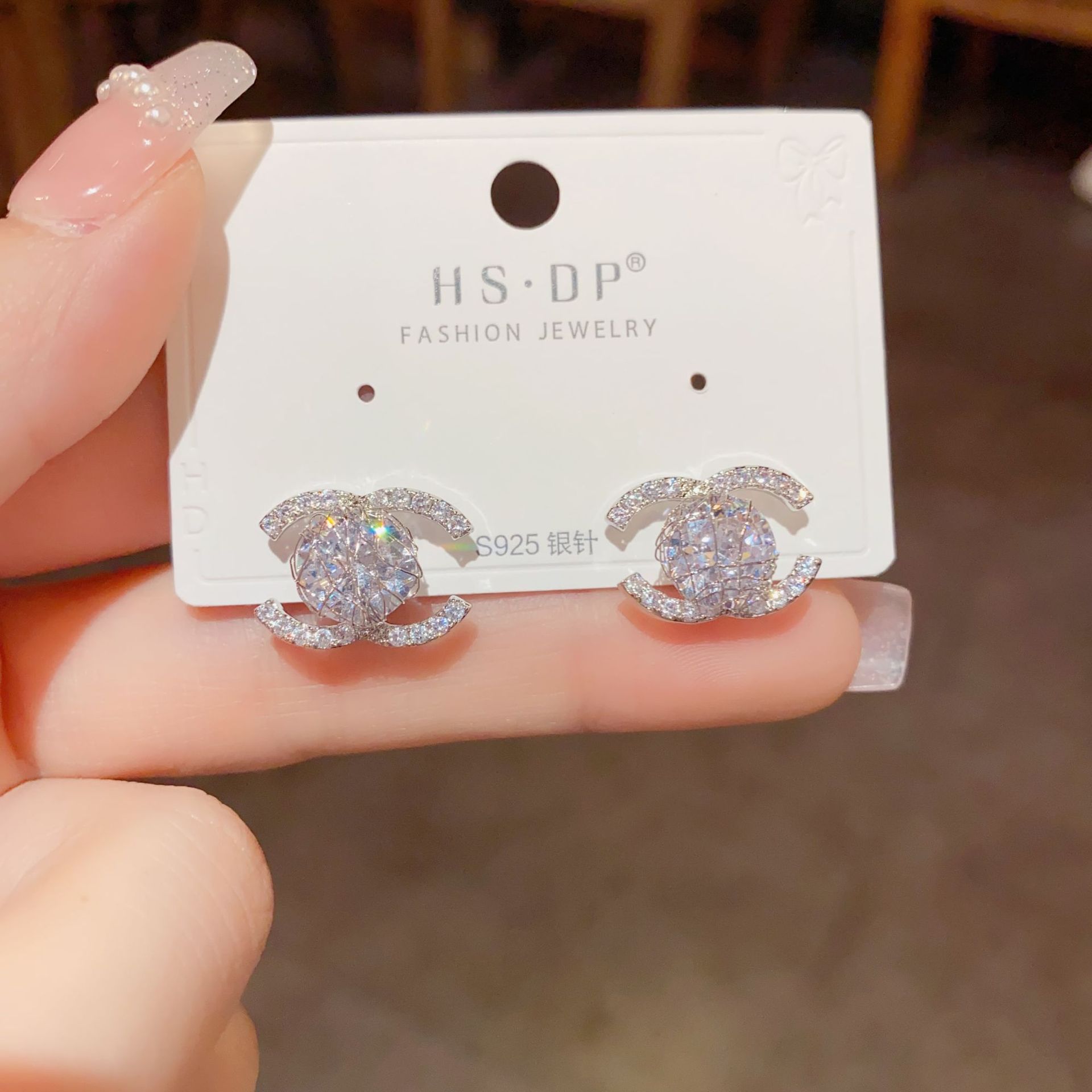 简约经典耳钉推荐100款百搭时尚925银针耳环锆石珍珠几何耳饰批发详情31