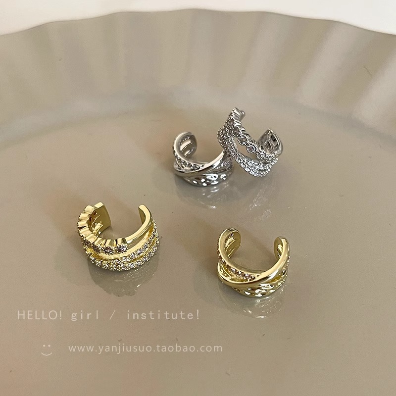 很飒哟~ins风多层耳骨夹气质小众耳夹无耳洞女轻奢感耳环耳饰详情7