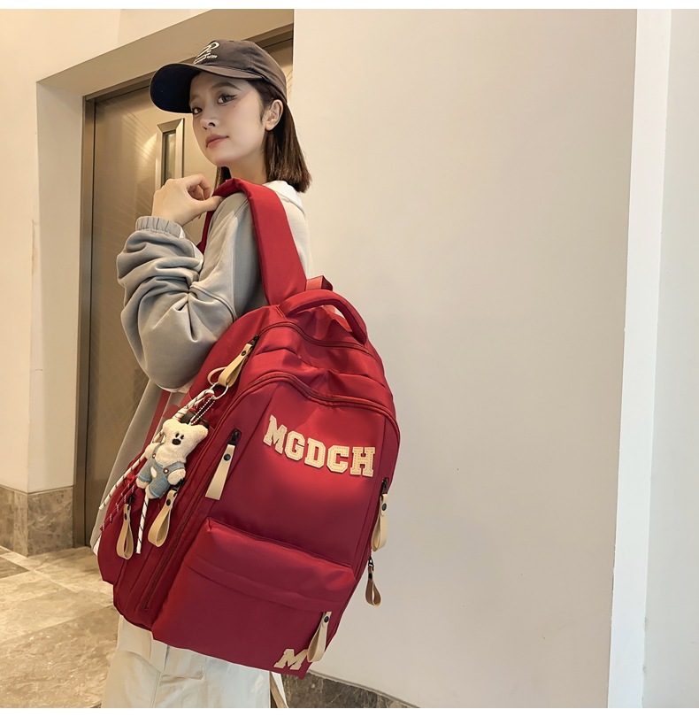 大容量多层书包初中生男女高中生双肩包减负护脊超轻便电脑背包详情20