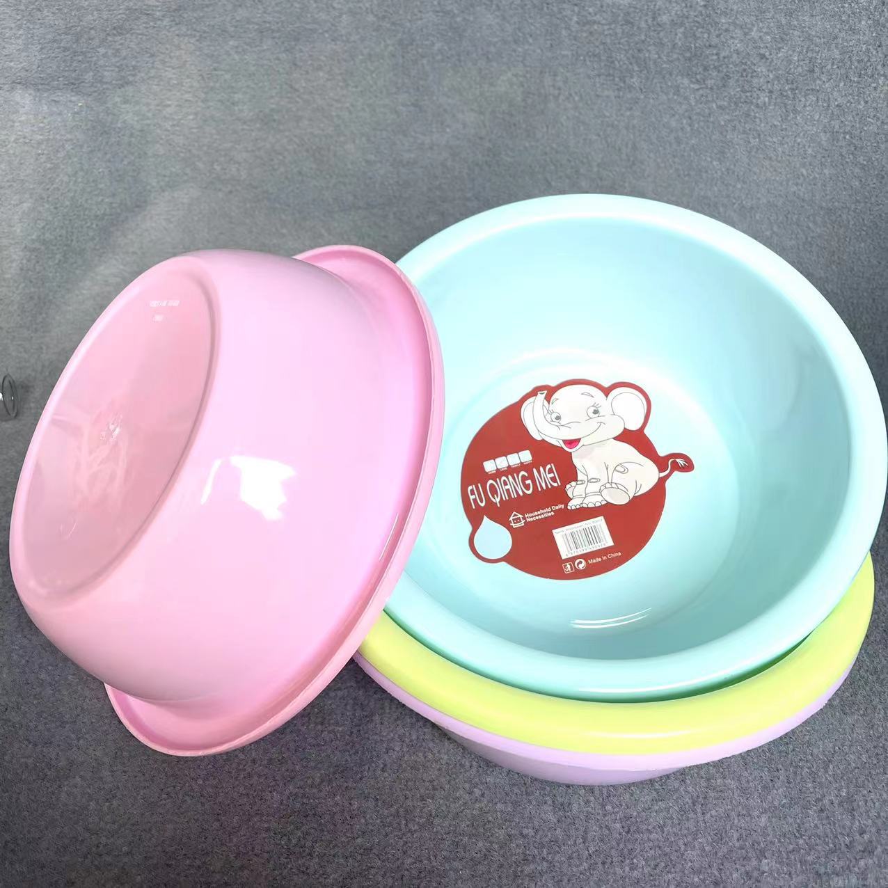 【 Zone 3-9 】9002 Baby Elephant Basin 280 yuan per box 9002 baby Elephant Basin, new material plastic basin, Water-Splashing Festival washing basin, Fruit Basin, one or two yuan, wholesale and distribution pic 4