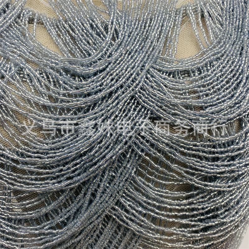New tassel clothing, wedding dresses and evening gowns, handcrafted tassel applique garments pic 25
