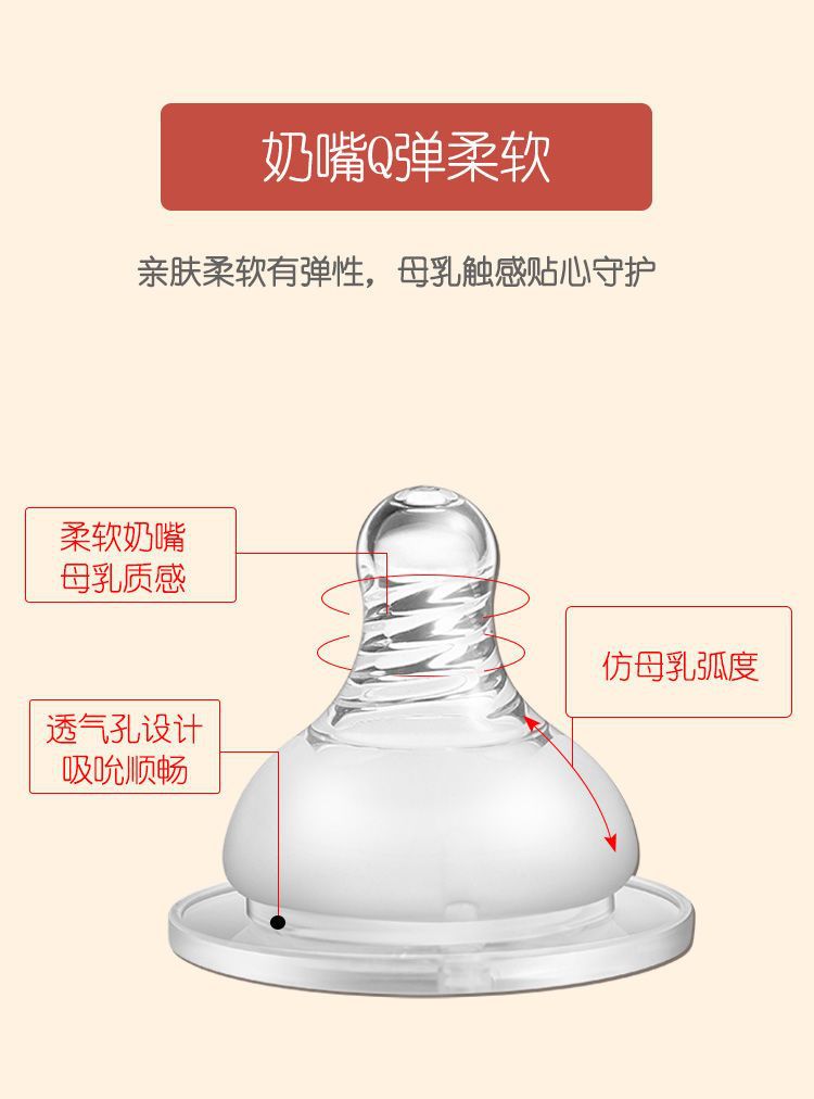 新生婴儿童1防摔塑料2宽口径3大宝宝4岁喝水断奶神器硅胶吸管奶瓶详情8