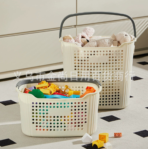 New dirty clothes basket, toy storage basket, laundry basket, multi-functional portable storage basket, household dirty clothes storage basket pic 5