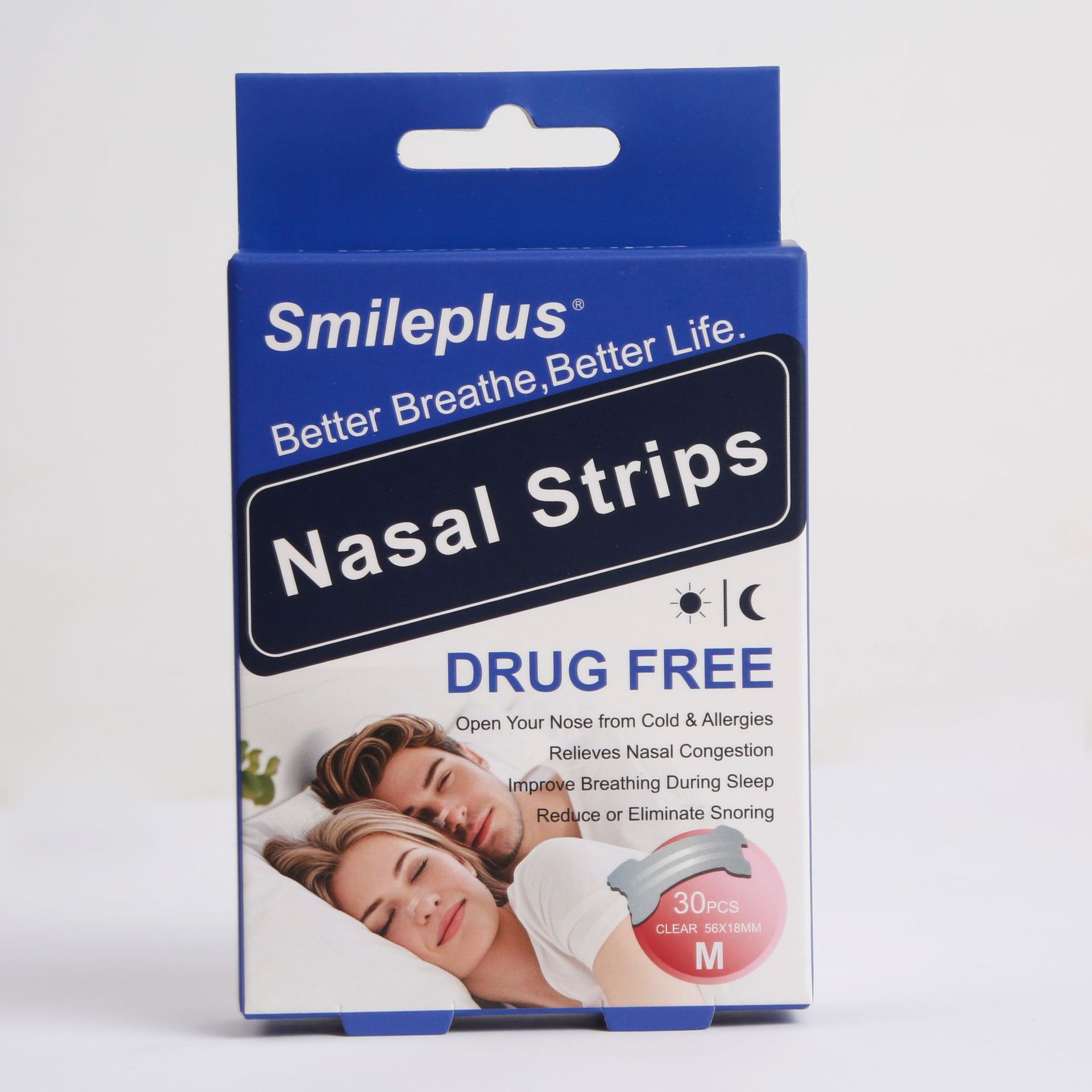 Wholesale of nasal strips specifically designed for cross-border brand foreign trade to relieve and soothe snoring pic 1