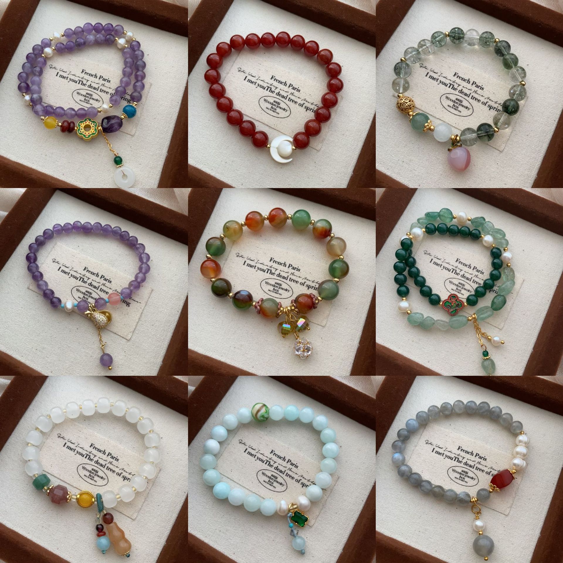 南红玛瑙手串小众设计手链玄学葫芦平安扣国风优雅气质女款手圈详情7