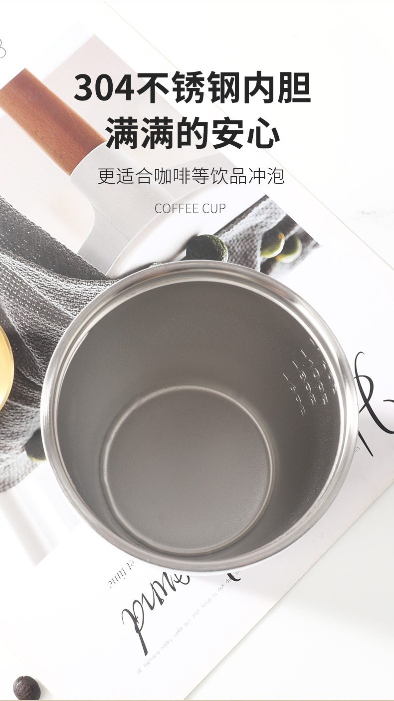 跨境真空304不锈钢咖啡杯时尚车载汽车杯随行杯保温杯可印制logo详情6