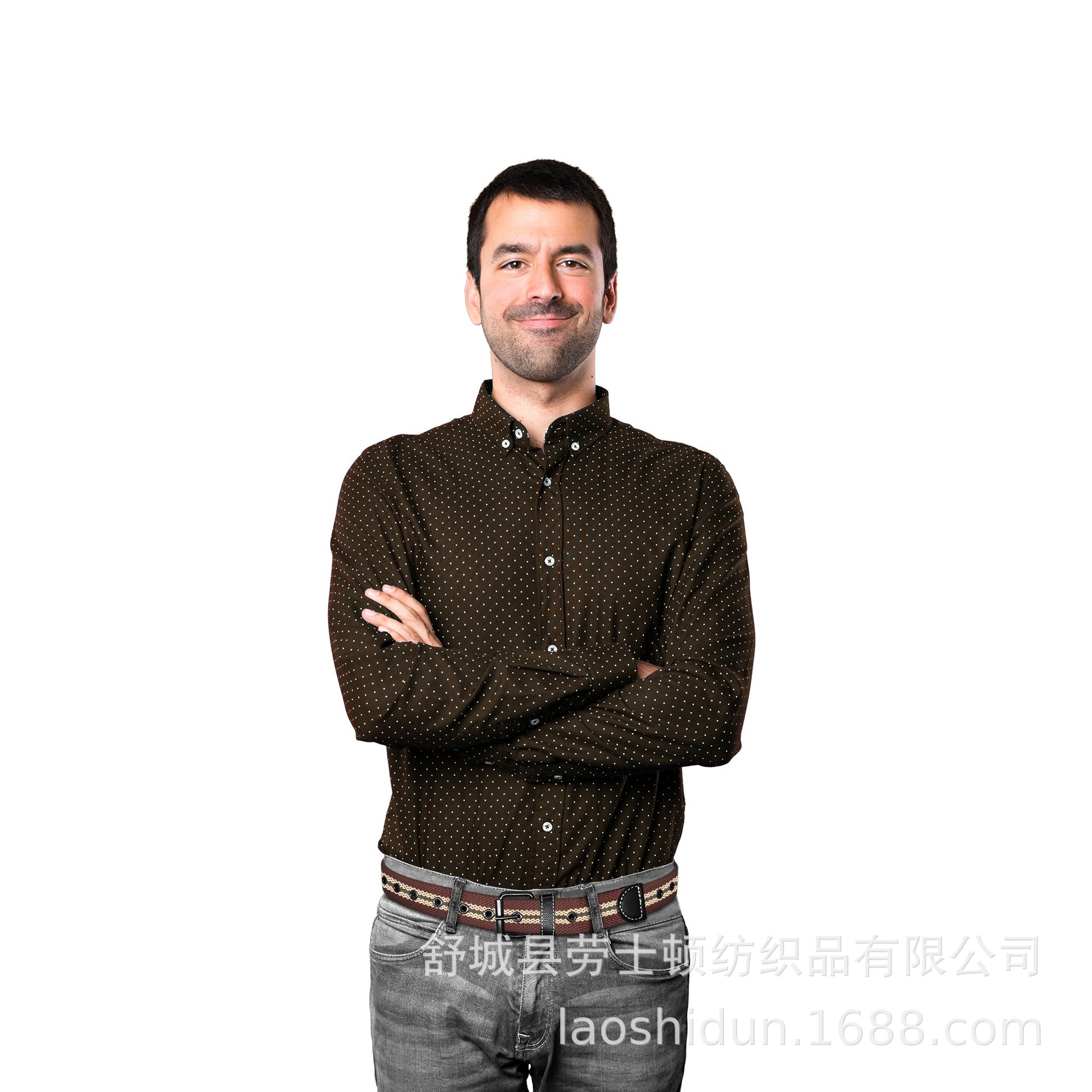 新款100克加厚条纹棉带 编织内腰带针扣训练常服皮带战术腰带详情10