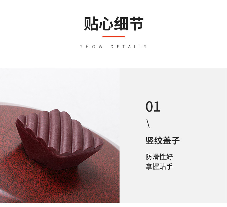 Jinhua lithium porcelain clay pot soup pot, high-temperature resistant 煲仔饭 dry-burning non-cracking rice noodle pot, household red ceramic stew pot pic 18
