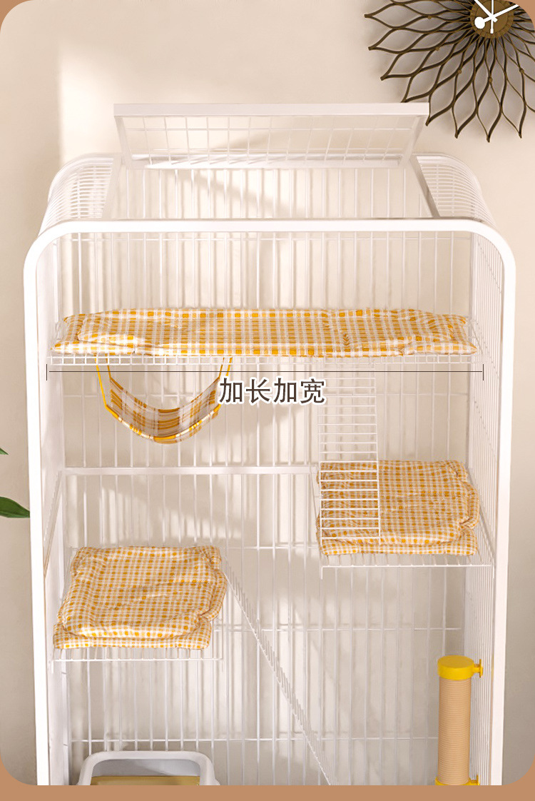 猫笼子家用室内超大自由空间猫别墅厕所一体猫城堡猫笼猫咪爬架屋详情11