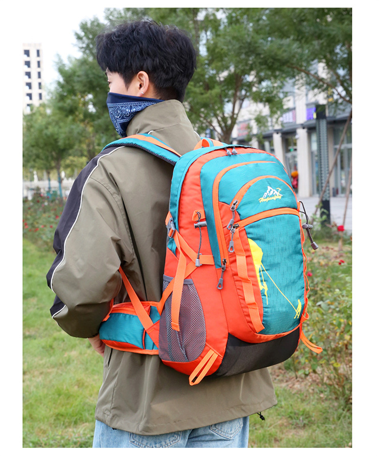 Wholesale of new backpacks, hiking sports backpacks, large-capacity water-resistant casual cycling and mountaineering bags pic 20