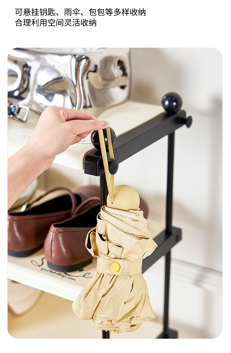 家用多层钢管鞋架 多功能置物架 出租房宿舍鞋子收纳神器移动鞋柜详情8