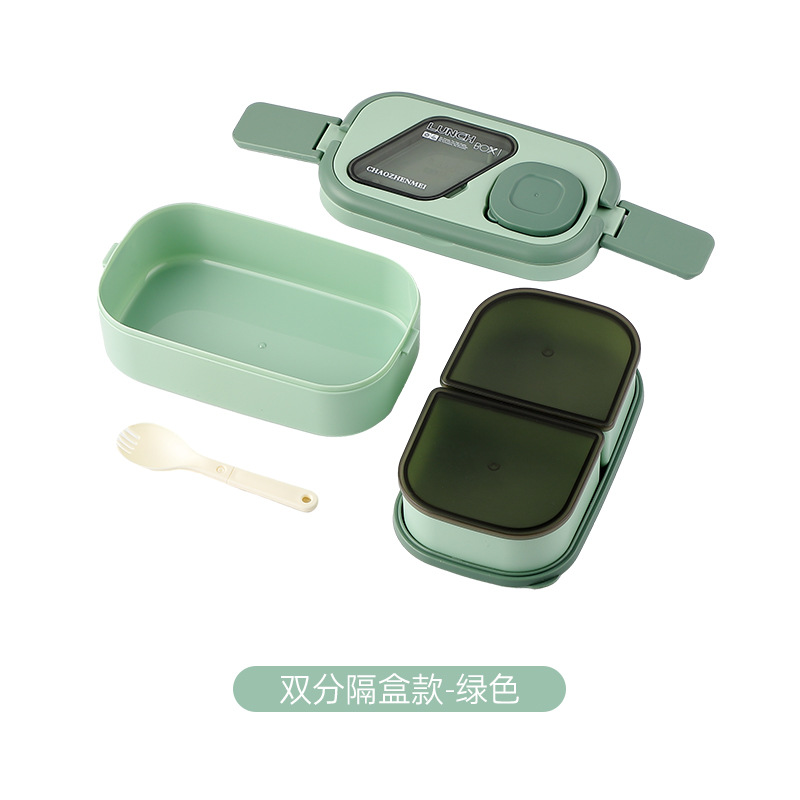 多层便当盒分格带酱料盒可微波加热学生上班族饭盒便携餐盒饭盒详情19