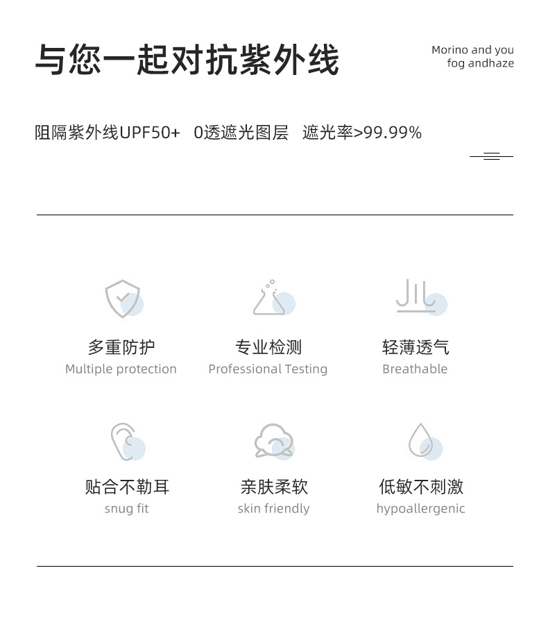 W款条纹蝴蝶结口罩女 新款立体口罩秋冬骑行高颜值不勒耳保暖面罩详情3