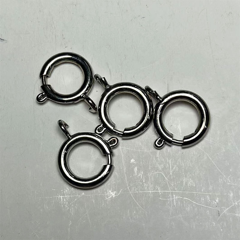 Copper slingshot buckle, gold-plated buckle, necklace, bracelet, spring buckle, water bubble buckle, round buckle, diy jewelry buckle, accessories wholesale pic 6