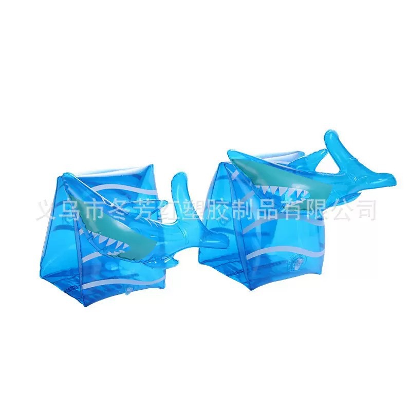 厂家直供PVC充气动物手臂圈加厚双气囊透明水袖泳圈涉水运动水上充气床充气浮排运动户外用品详情3