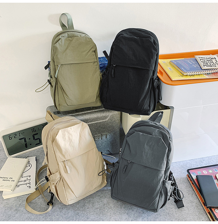 新款多功能防泼水双肩胸包男女轻便出游小背包男士户外登山斜挎包详情22