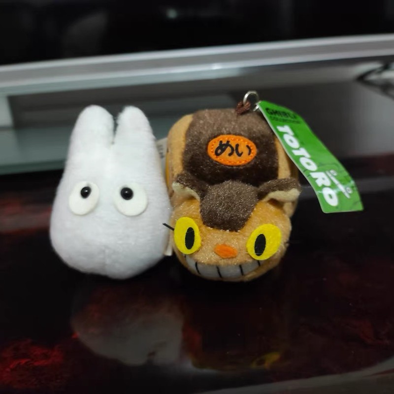 宫崎骏周边龙猫巴士黑猫琪琪龙猫毛绒公仔玩偶包包小挂件钥匙扣详情5
