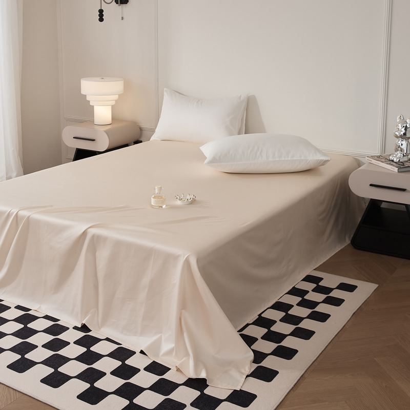 Single-piece quilt cover, pure cotton long-staple cotton bed sheet, bed cap, oversized quilt cover, skin-friendly single and double solid color bedding pic 51