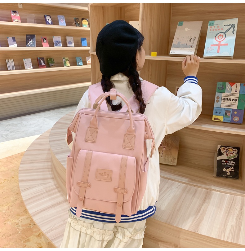 妈咪包ins手提大容量高级感学生外出轻便旅行女士多功能书包详情14