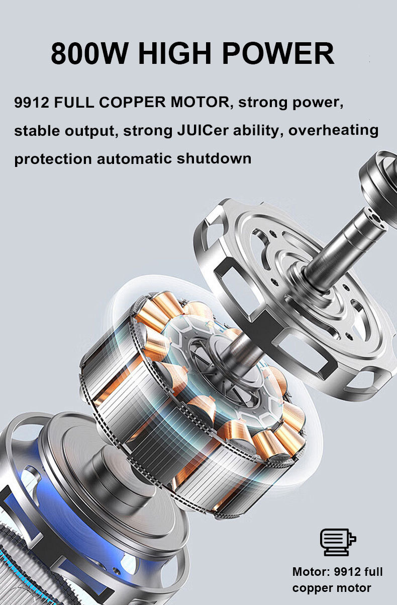 Cross-border SOKANY01010 JUICER, slow juicer, juice separation, Lock nutrition Juicer pic 8