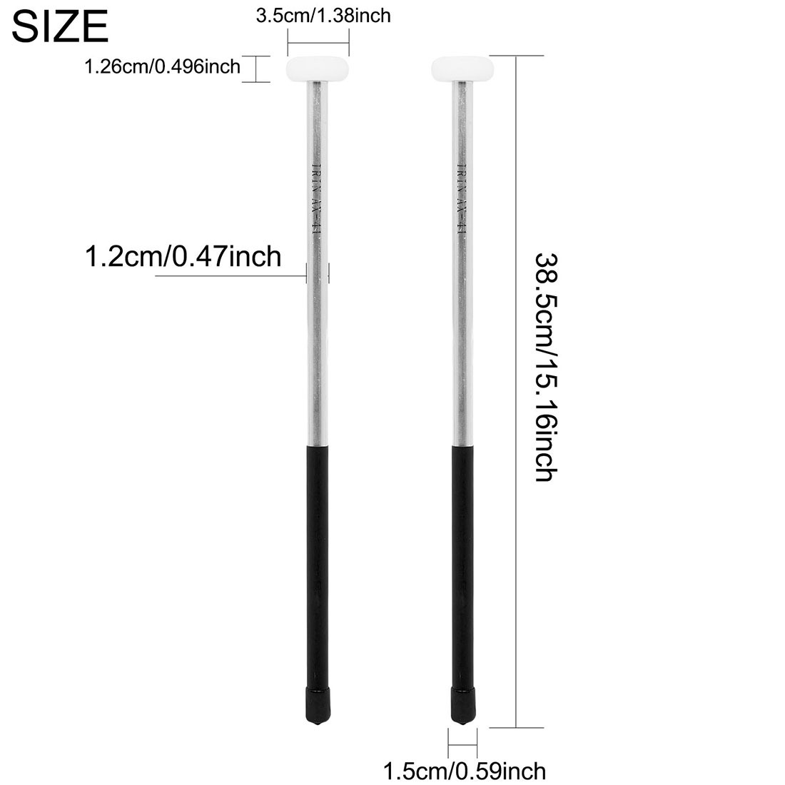 IRIN tuning drumsticks, marching drums, snare drums, drumsticks, kit drums, cymbal hammers, aluminum alloy handles, Ni dragon head drummers pic 1