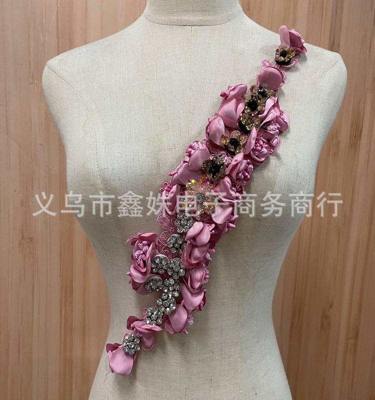 批发手工DIY水钻烫钻组合粘花服装辅料详情5