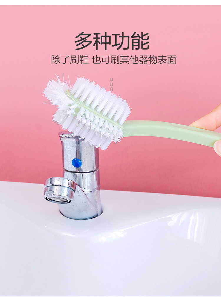 Shoe brushes, household plastic brushes, soft-bristled shoe washing brushes, clothing cleaning, multi-functional five-sided plastic laundry and shoe washing brushes wholesale pic 6