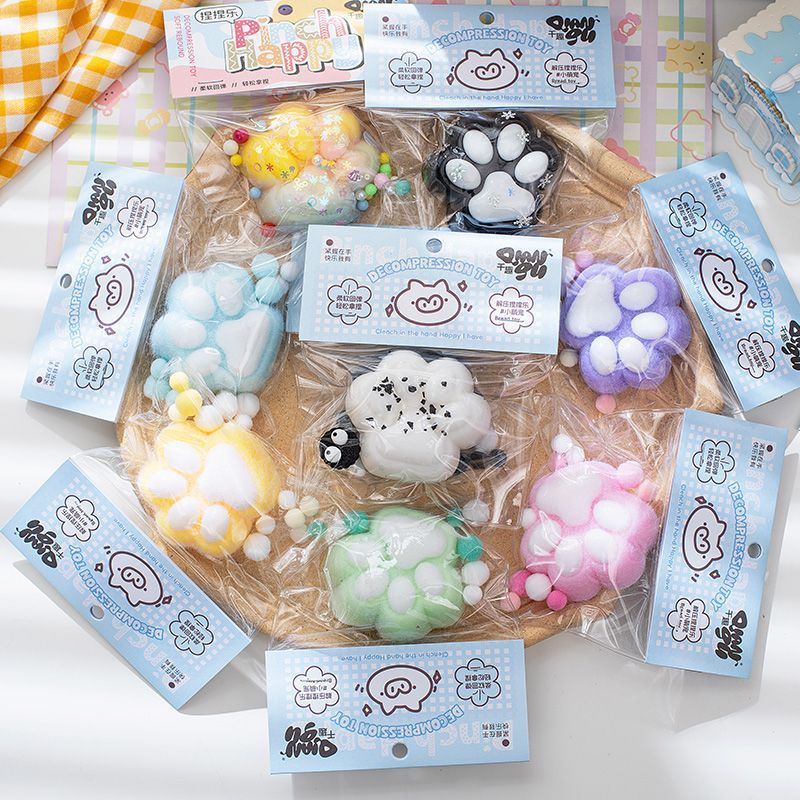 Plush cat PAWS, super soft, slow rebound, stress-relieving magic tool, stress-relieving and venting toy, mud-like simulation of kneading fun pic 2