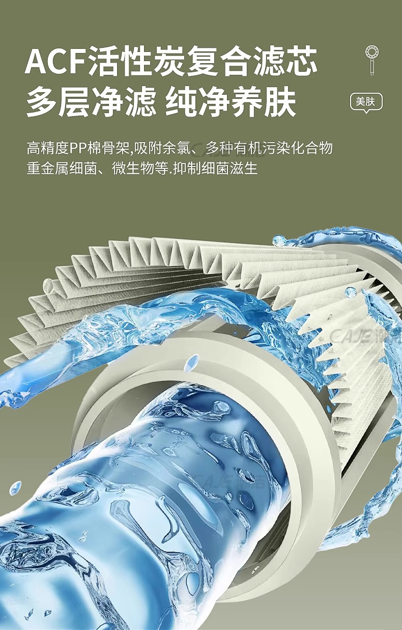 旅行花洒便携式莲蓬头跨境批发家用迷你增压可拆洗过滤棉手持花洒详情13