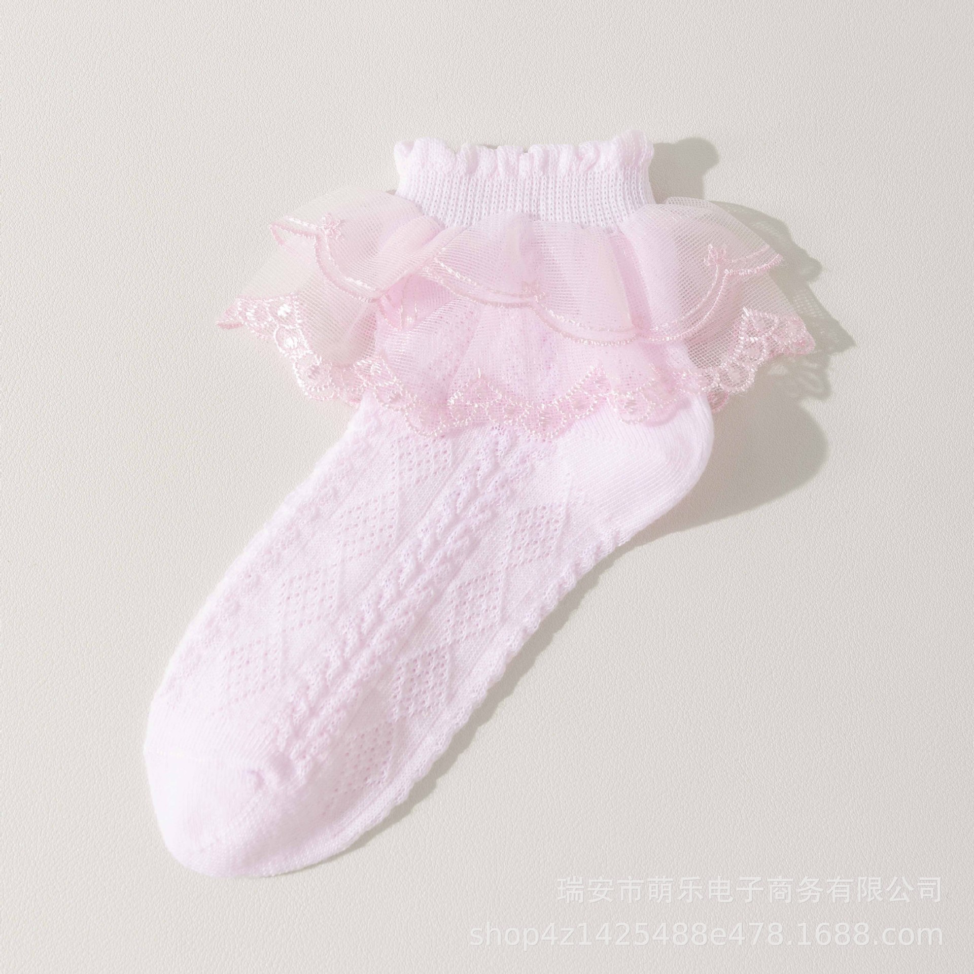 儿童拉丁舞舞蹈花边袜女童蕾丝薄款公主袜棉春秋夏白色花边袜女详情18