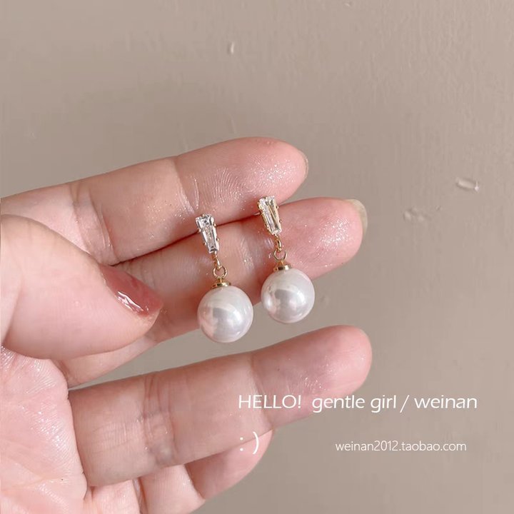 s925 Silver needle design, heart-shaped flower tassel stud earrings, high-end pearl earrings and elegant earrings for women in 2024 pic 11