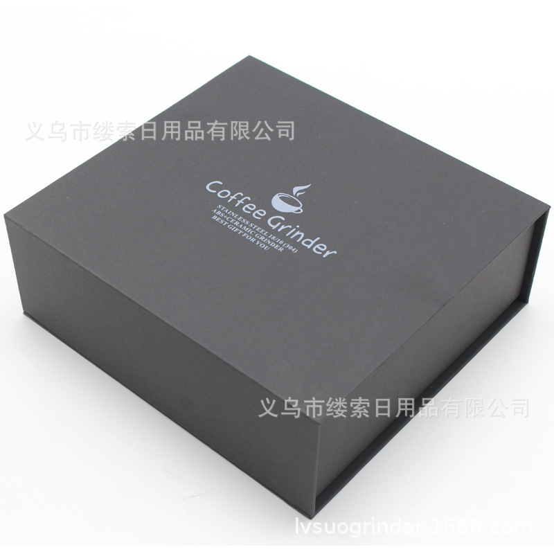 Cross-border coffee grinder, manual coffee grinder, 304 stainless steel coffee bean grinder, coffee spoon LOGO available pic 10