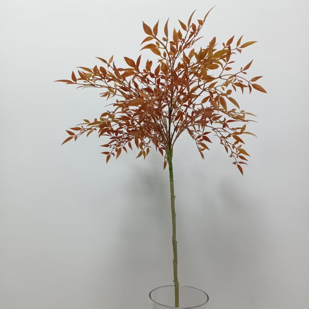 4-forked Nandina domestica, artificial sunflower bamboo, green plants, home decorations, floral art projects, window displays, and tree wedding Settings pic 3