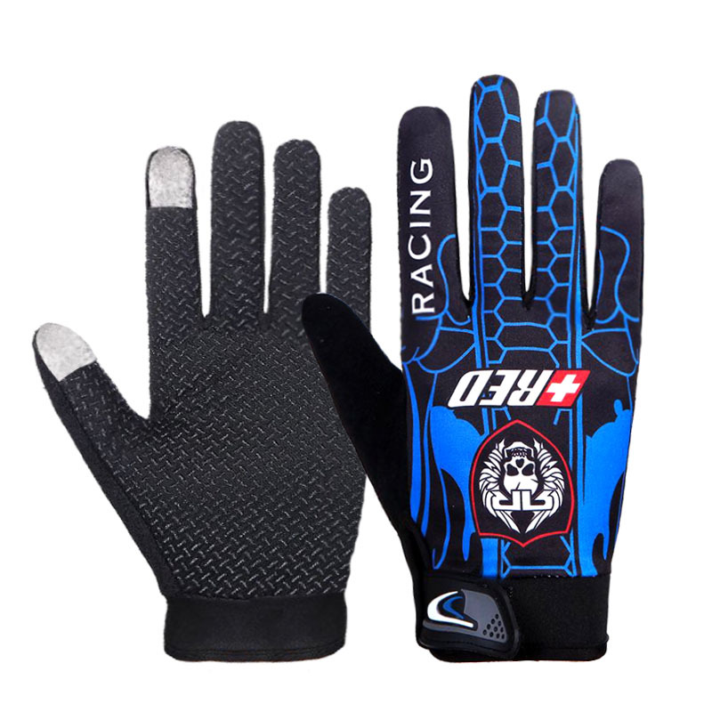 骑行手套户外长指运动骑车登山男女士触屏仿滑春夏季全指手套详情10