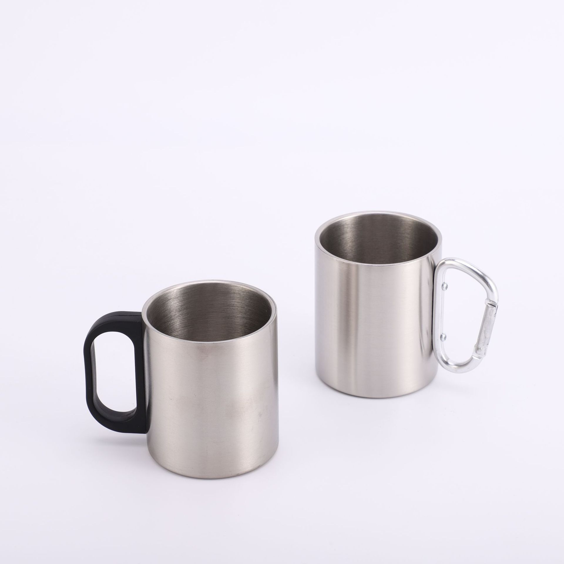 Wholesale of cross-border 304 stainless steel mini mugs with LIDS, handles, multi-functional and shock-resistant water cups pic 14