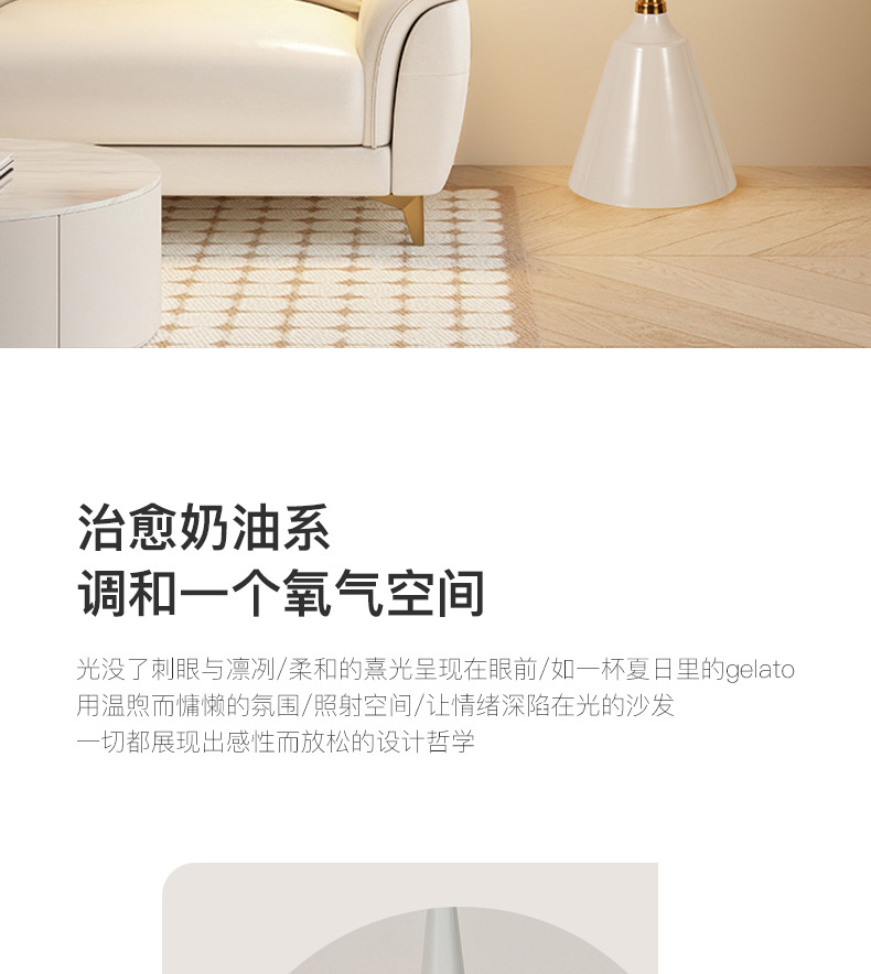 中古风落地灯网红边几客厅沙发旁装饰置物架台灯茶几一体落地台灯详情2