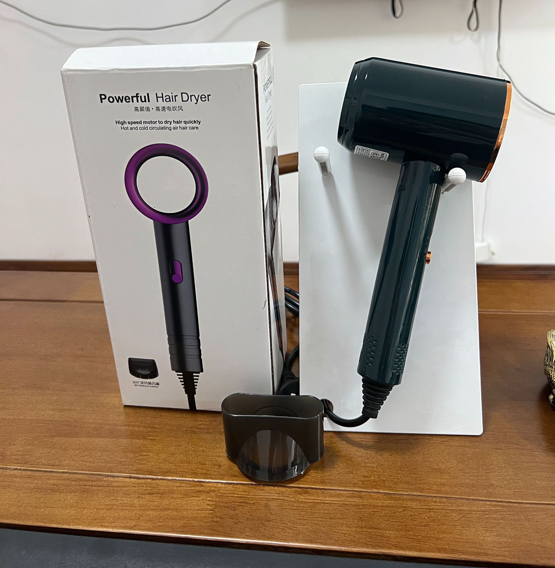 Cross-border mini hair dryer, household hair dryer, folding cold and hot constant temperature portable hair dryer for student dormitories, gift pic 12