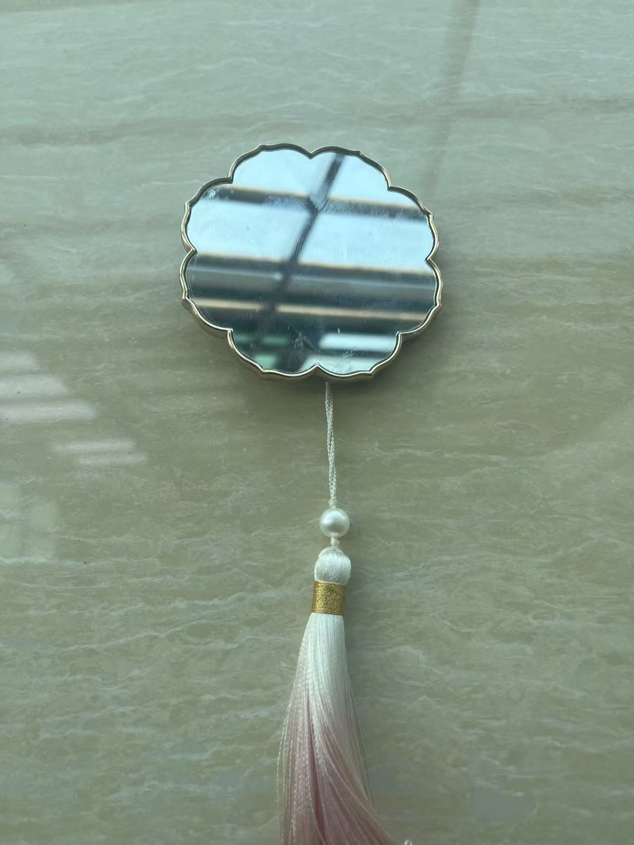 国潮网红金属冰箱贴化妆镜定制定做个性便携式复古中国风定做详情3