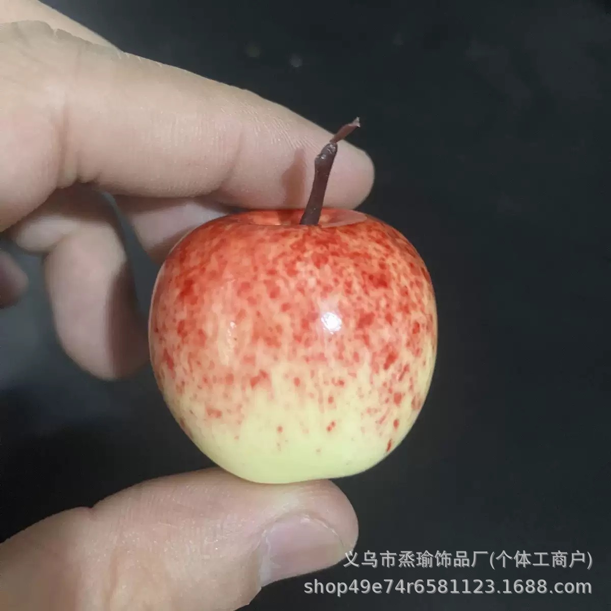 手工创意苹果挂件苹果汽车挂礼物情侣包包挂件平安果挂饰红运当头详情9