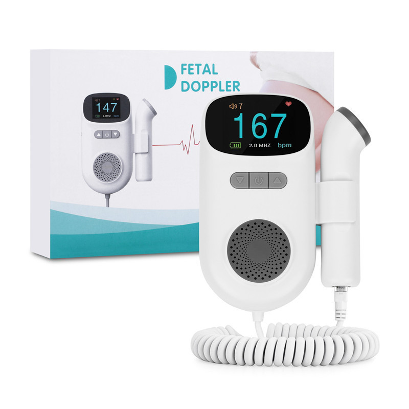 Cross-border exclusive ultrasonic Doppler fetal heart monitor, English packaging, portable home for monitoring fetal movement pic 8
