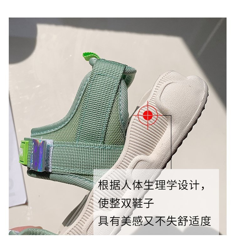 凉鞋女2023夏季新款时尚外穿平底沙滩防滑软底运动女凉鞋跨境批发详情17